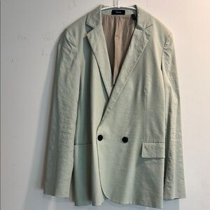 Theory Light Green Blazer